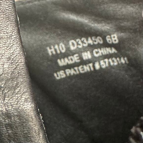 Cole‎ Haan Womens Size 6 B Nike Air Ankle Booties Boots Black with Gold Hardware - Picture 7 of 7